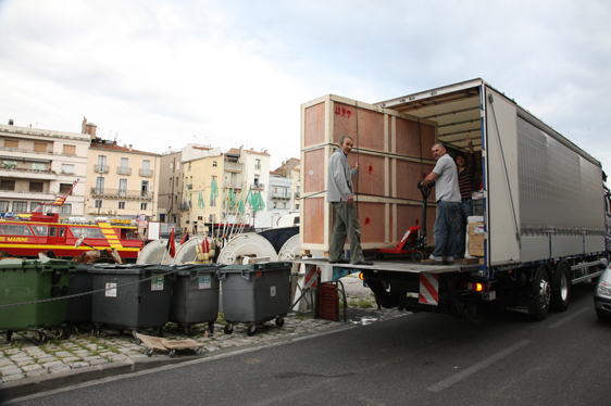 les caisses de Dock Sud